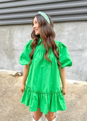 Sincerely Ours Green Springs Poplin Dress
