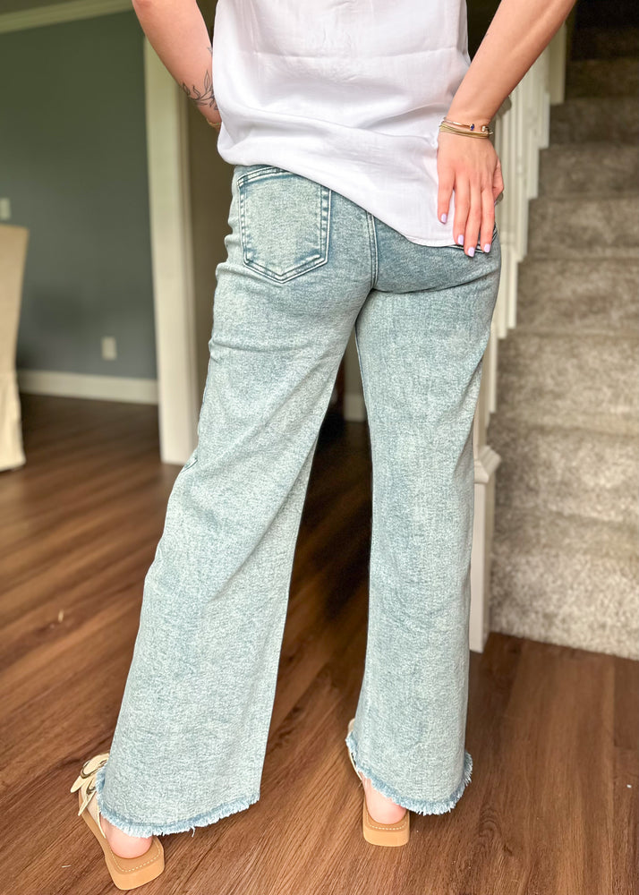 Down South Denim WideLeg Vintage Blue Jeans