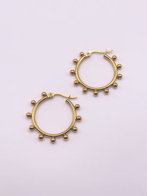 Haute Mess Jewelry Dot Hoop