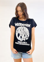 Recycled Woodstock Tee  | Black