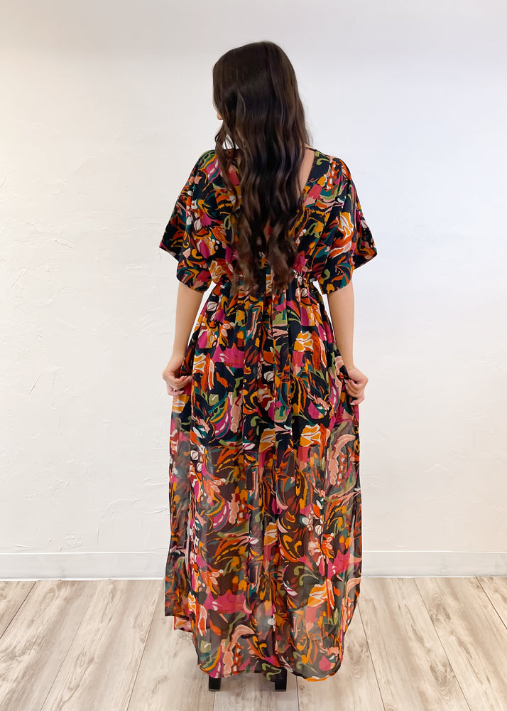 Meet Me In Santorini Andre Maxi Dress | Black