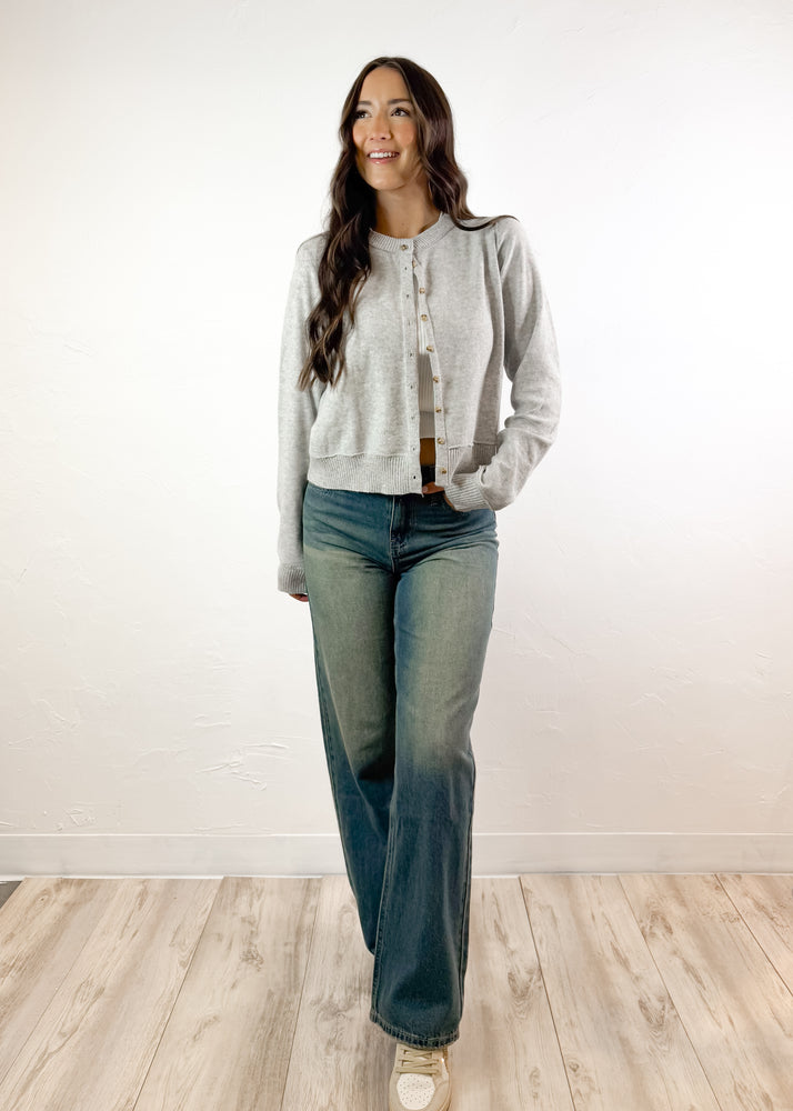 Piper Relaxed High Rise Wide Leg Rigid Jean | Medium