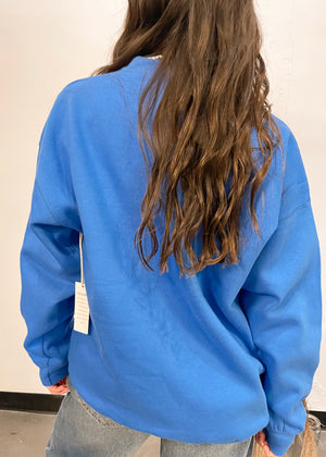 Vintage Havana Proweave Crewneck | Blue