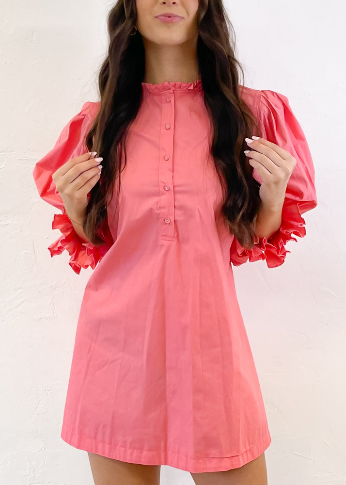 Sincerely Ours Pink Poplin Park Dress | Pink