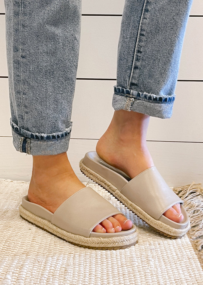 Shu Shop Crisanta Slide Sandal | Taupe
