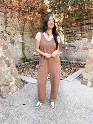 Let’s Just Go Slouchy Jumpsuit