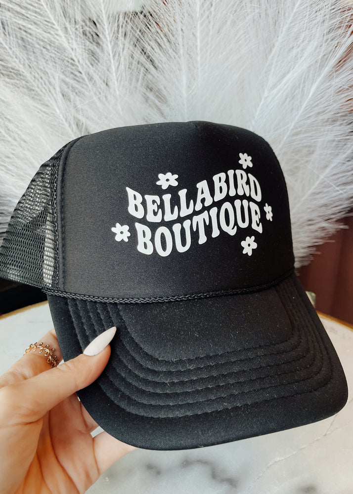Bellabird Logo Trucker Hat | Black