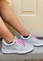 Vintage Havana Harlow Sneaker | Silver Checkered