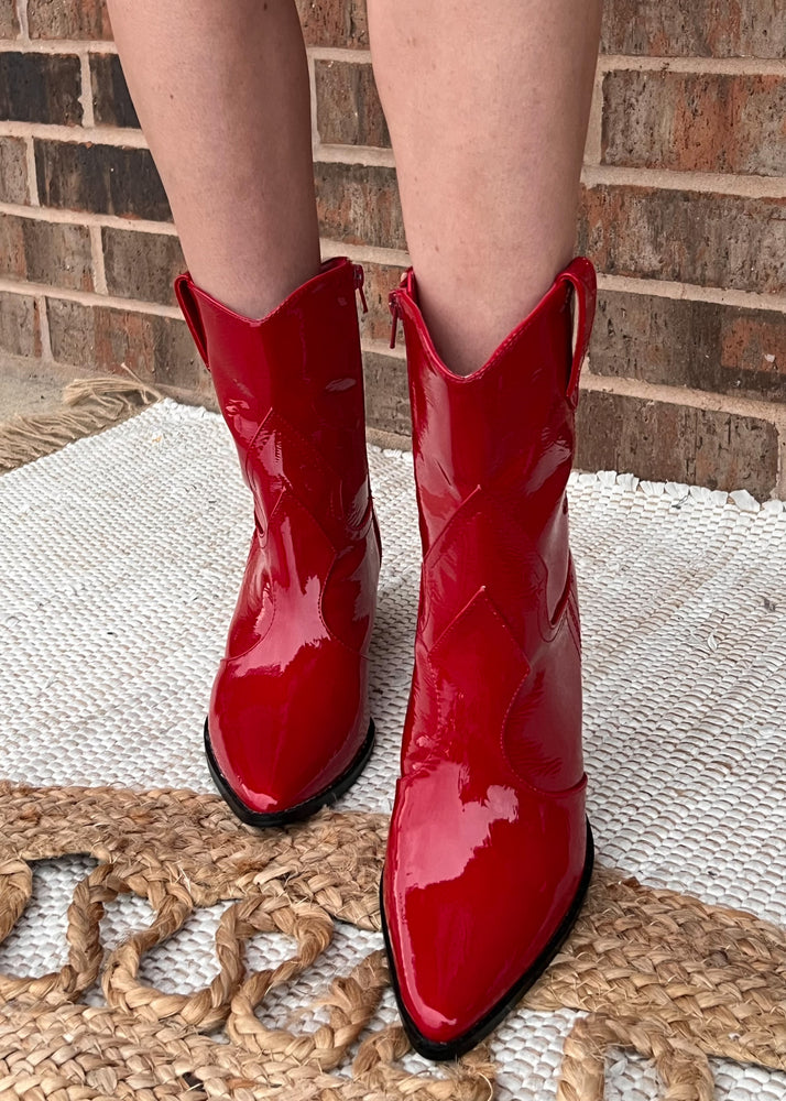 MATSSIE Bambi Western Boot | Red