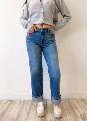 HIDDEN ELLA CUFFED JEANS | MEDIUM