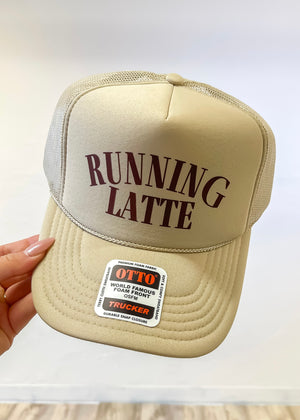 Hats By Madley Trucker | Running Latte | Tan