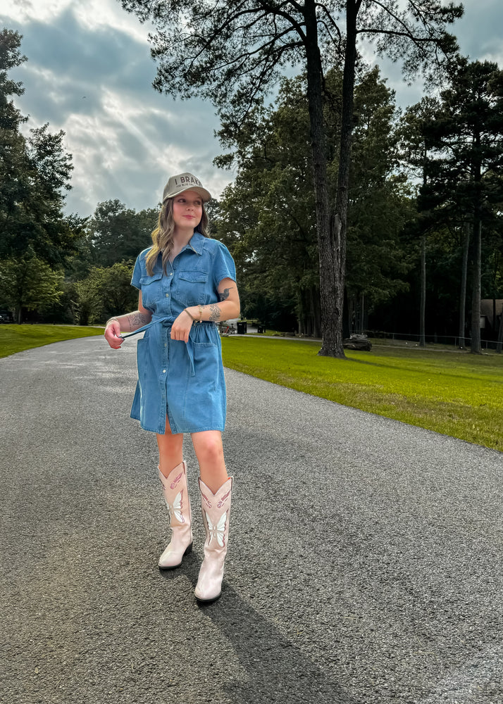 Velvet Heart Fonda Vintage Dress | Medium Denim