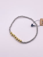 Haute Mess Jewelry Gold & Silver Beaded Bracelet