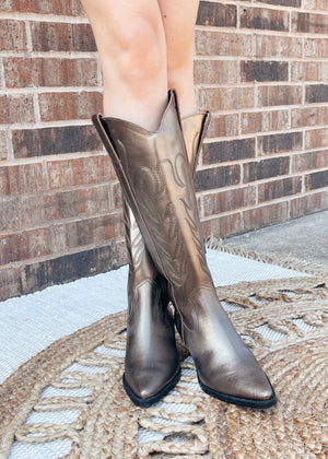 Matisse Agency Western Boots | Pewter