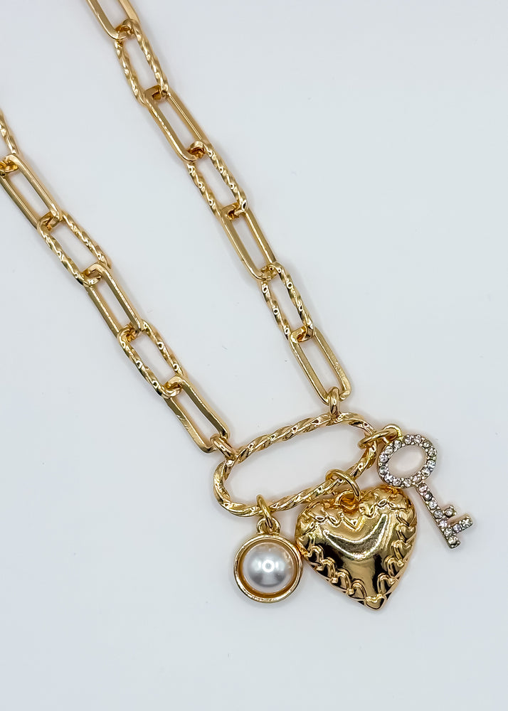 Locket Charm Necklace