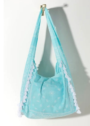 Beach Day Bandana Bag | Blue