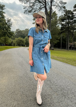 Velvet Heart Fonda Vintage Dress | Medium Denim