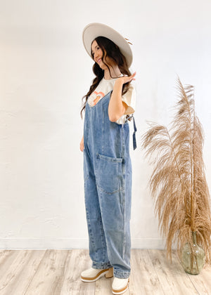 Oli & Hali Good Luck Denim Overall | Medium