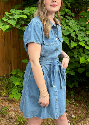 Velvet Heart Fonda Vintage Dress | Medium Denim