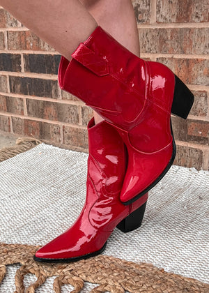 MATSSIE Bambi Western Boot | Red