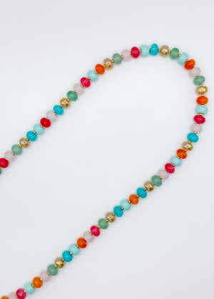 Candy Beaded Necklace | Pink