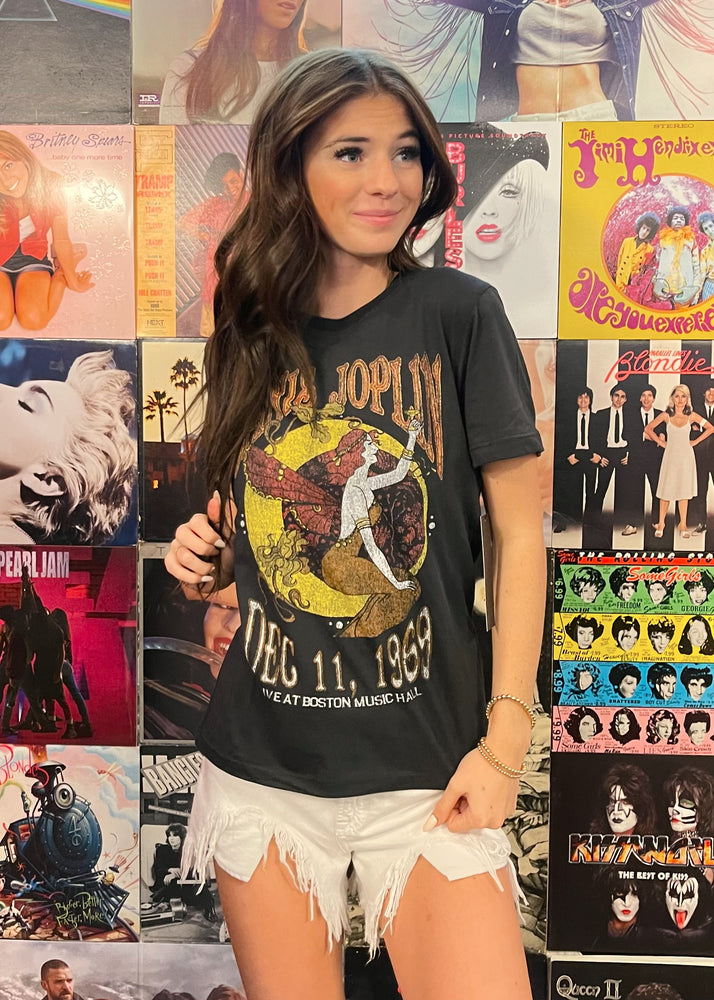 Prince Peter Collection Janis Joplin Fairy Tee | Black