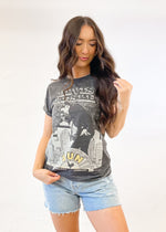 Recycled Karma Sun Record Elvis Presley Skyline Tee | Black