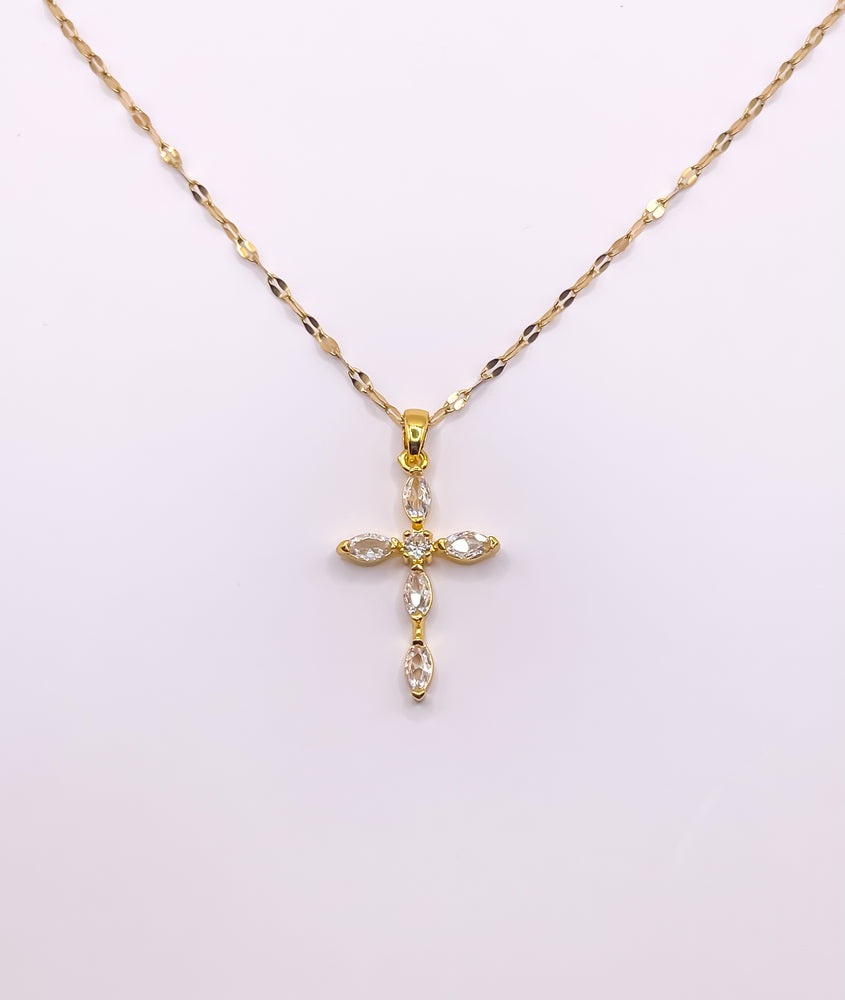 Haute Mess Jewelry Large Cross Necklace