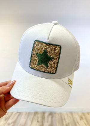 Vintage Havana Grand 4 Hat | White/Olive