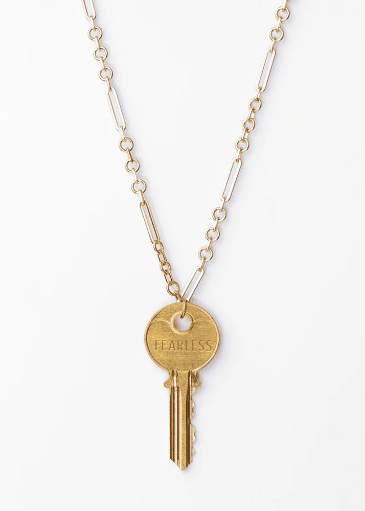 The Giving Keys Classic Amalfi Key Necklace | Gold