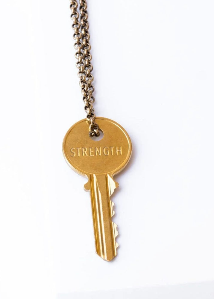 The Giving Keys Classic Key Chain Necklace | Gold