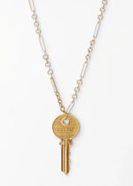 The Giving Keys Classic Amalfi Key Necklace | Gold