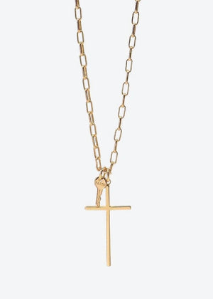 The Giving Keys Cross and Mini Key Necklace