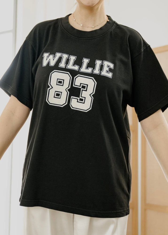 Livy Lu Willie Nelson ‘83 Tour Tee | Black