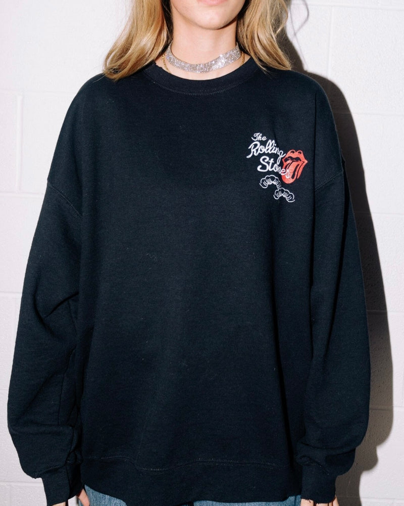 Livy Lu Rolling Stones Japan 2006 Thrifted Sweatshirt | Black